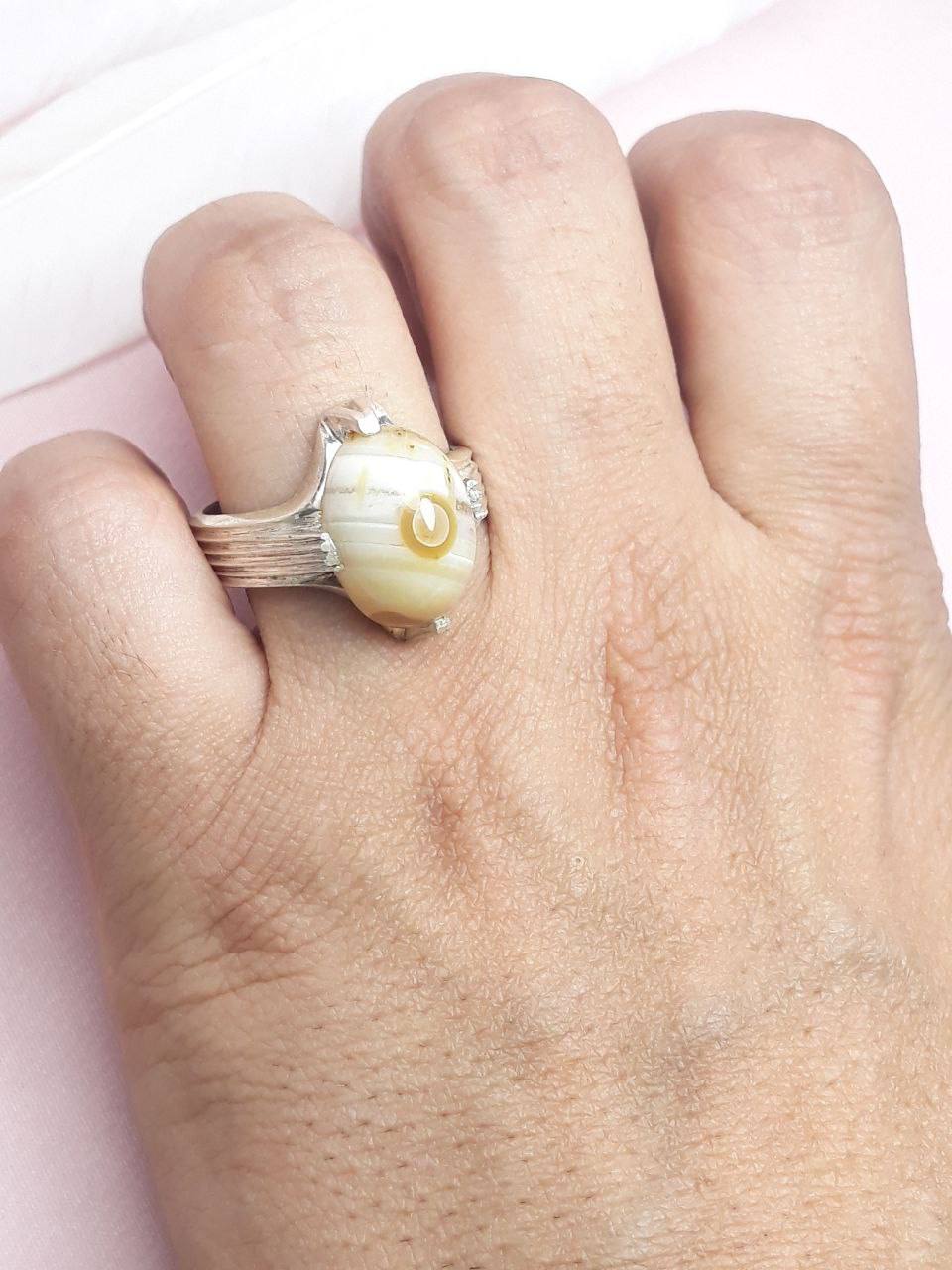 انگشتر باباقوری رکاب دستساز مردانه اصلی