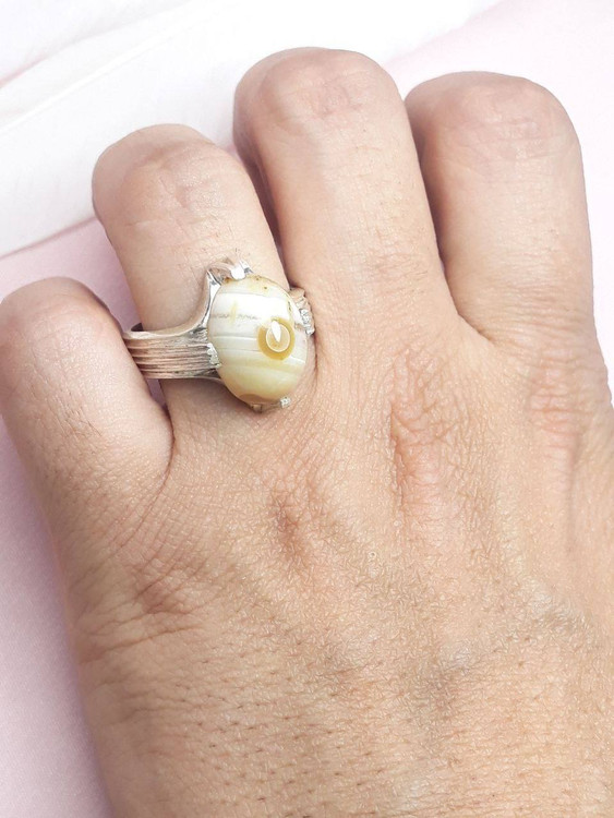 انگشتر باباقوری رکاب دستساز مردانه اصلی