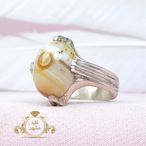 انگشتر باباقوری رکاب دستساز مردانه