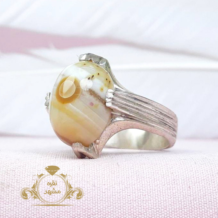 انگشتر باباقوری رکاب دستساز مردانه