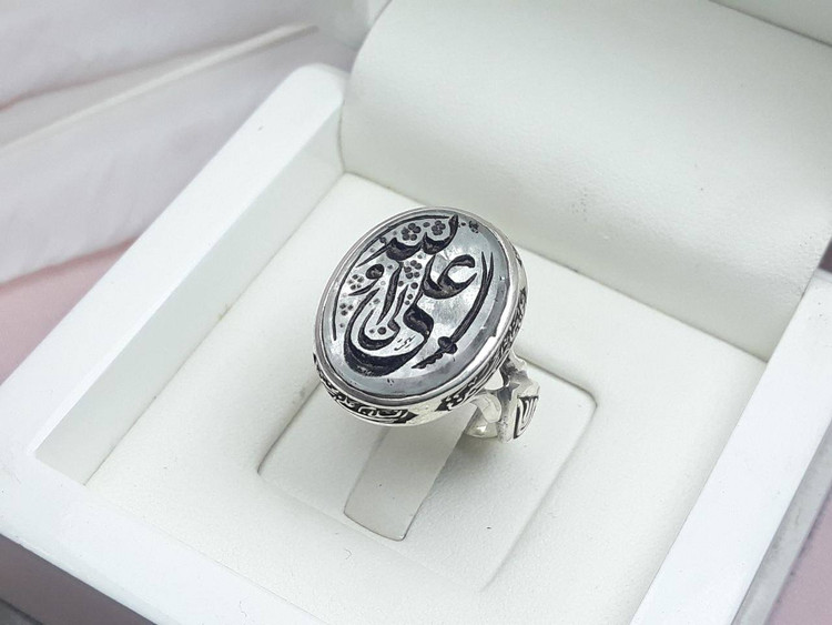 انگشتر نقره دستساز مردانه در نجف علی ولی الله