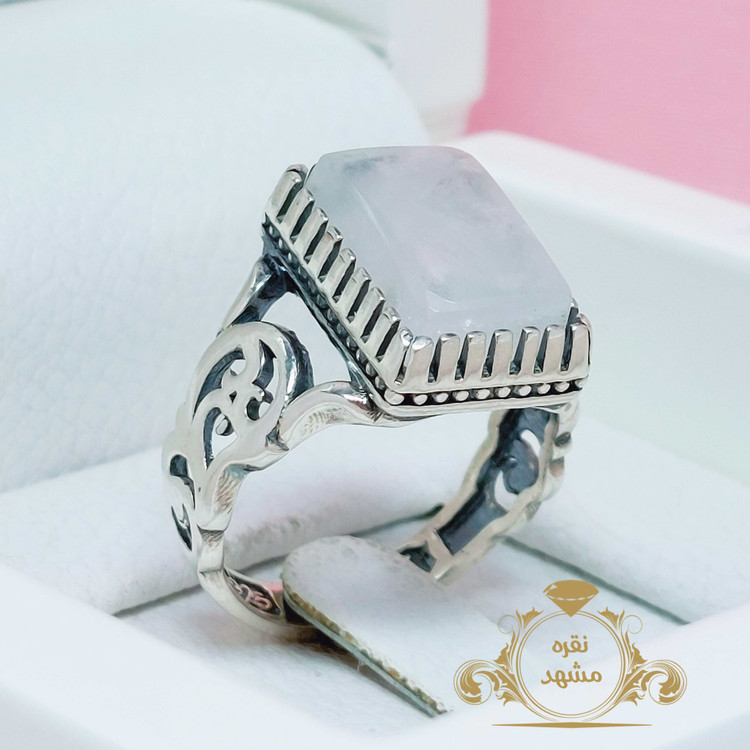 انگشتر دریخی اصلی مدل رهبری مردانه نقره