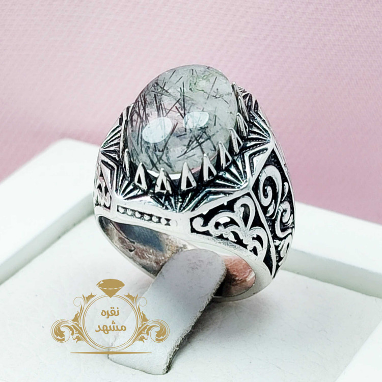 انگشتر نقره مردانه درمویی اصلی و معدنی