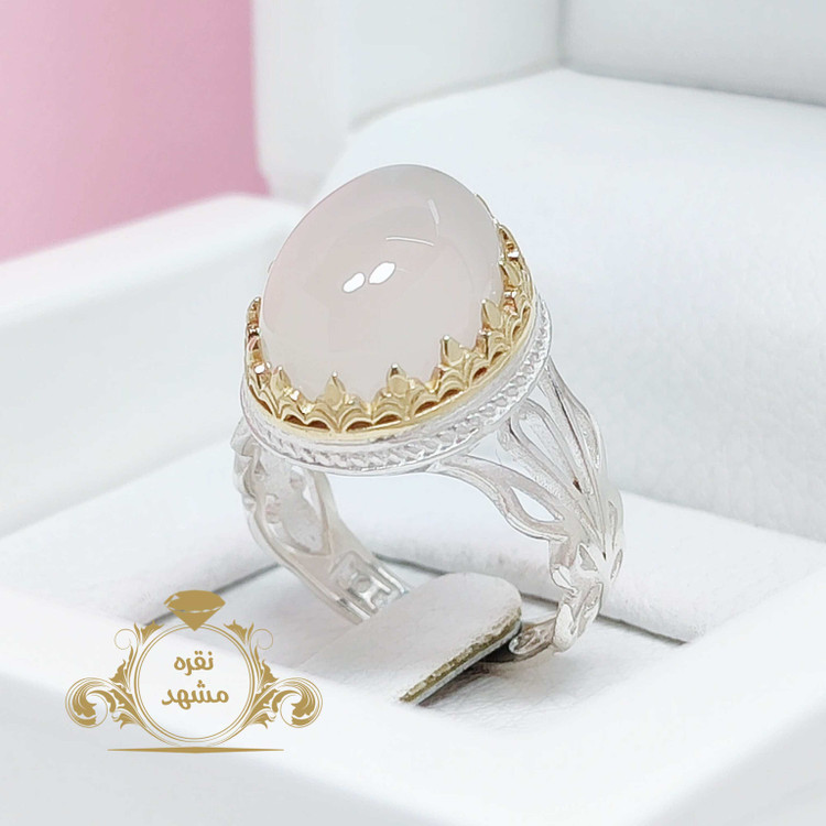 انگشتر مردانه اصلی عقیق نباتی اصلی خوشرنگ