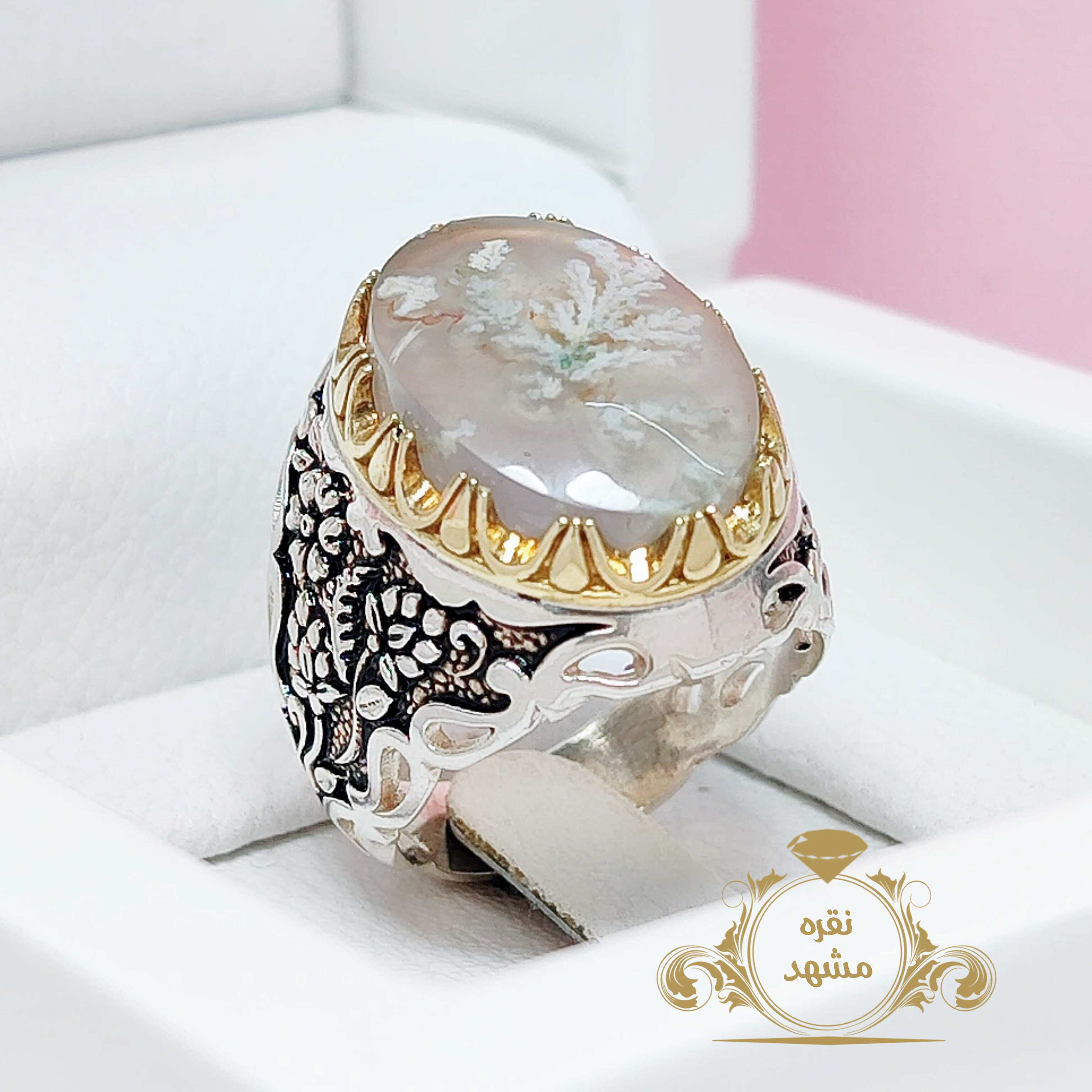 انگشتر مردانه شجر بهاره خوشرنگ اصلی