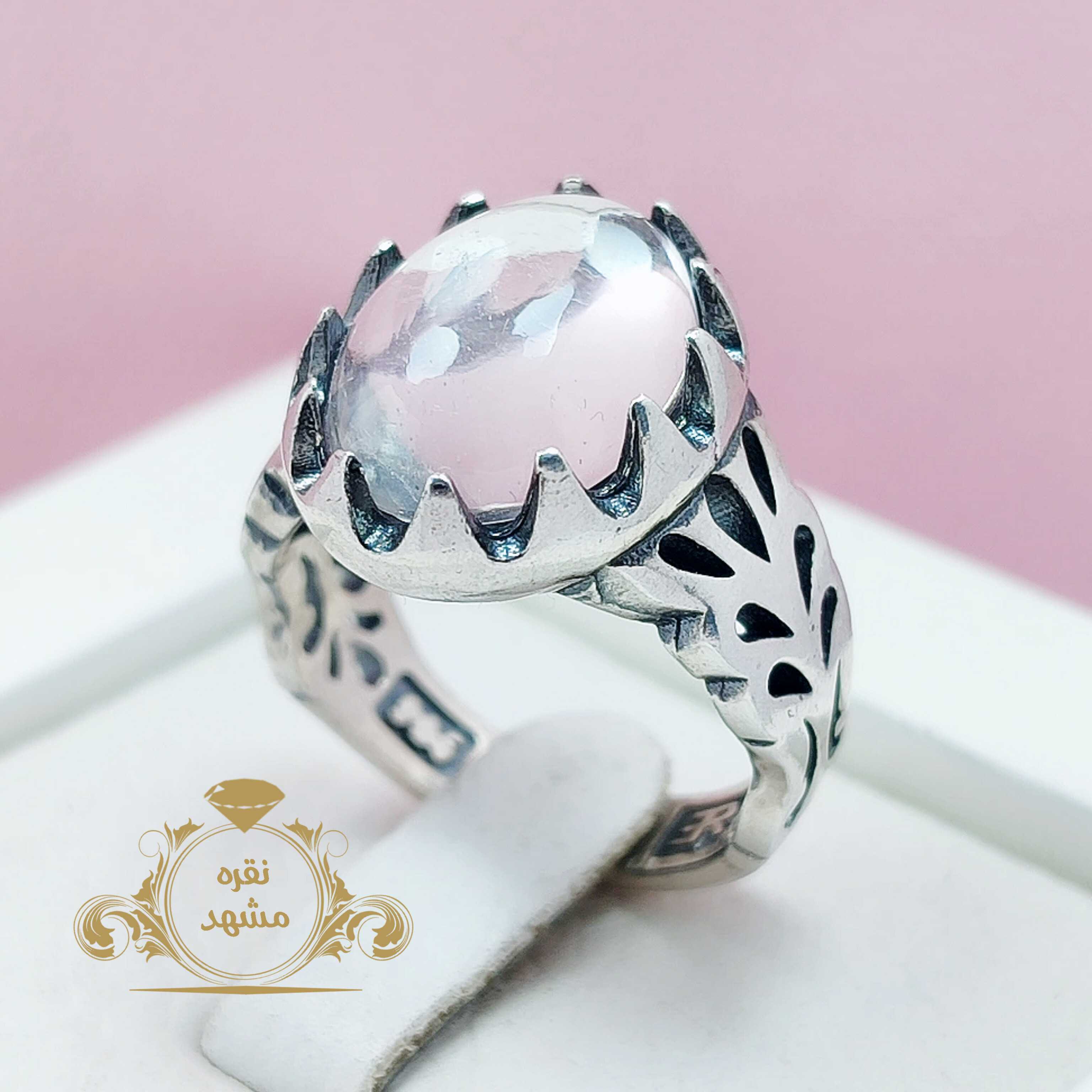 انگشتر نقره مردانه در نجف اصلی و طبیعی