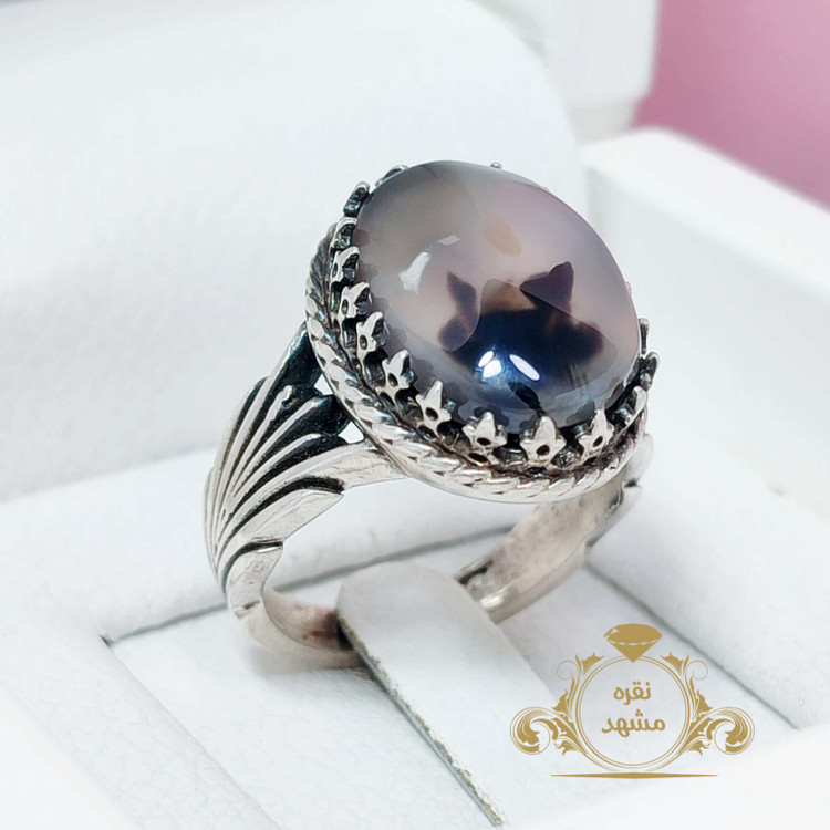 انگشتر شجر تک برگ عالی فوق العاده زیبا