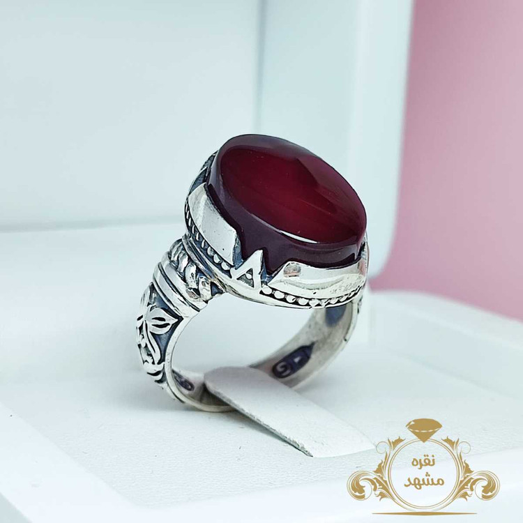 انگشتر عقیق سرخ کبدی خراسان