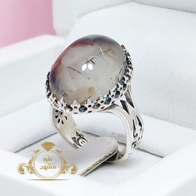 انگشتر ضربان قلب یا نبض شجر طبیعی مردانه