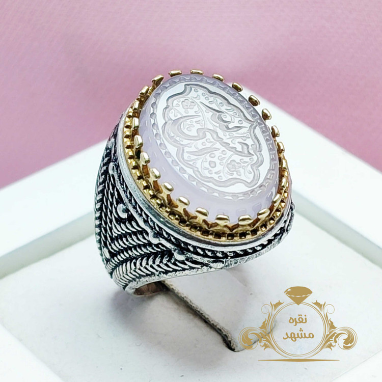 ذکر حسبی الله عقیق حکاکی دست نویس