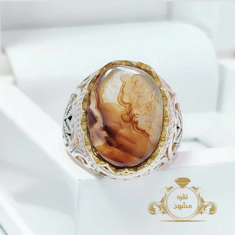 انگشتر شجر قائن چیست عقیق شجر نقش آتشین