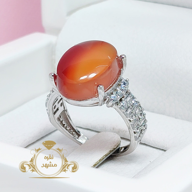 انگشتر زنانه عقیق یمنی اصل