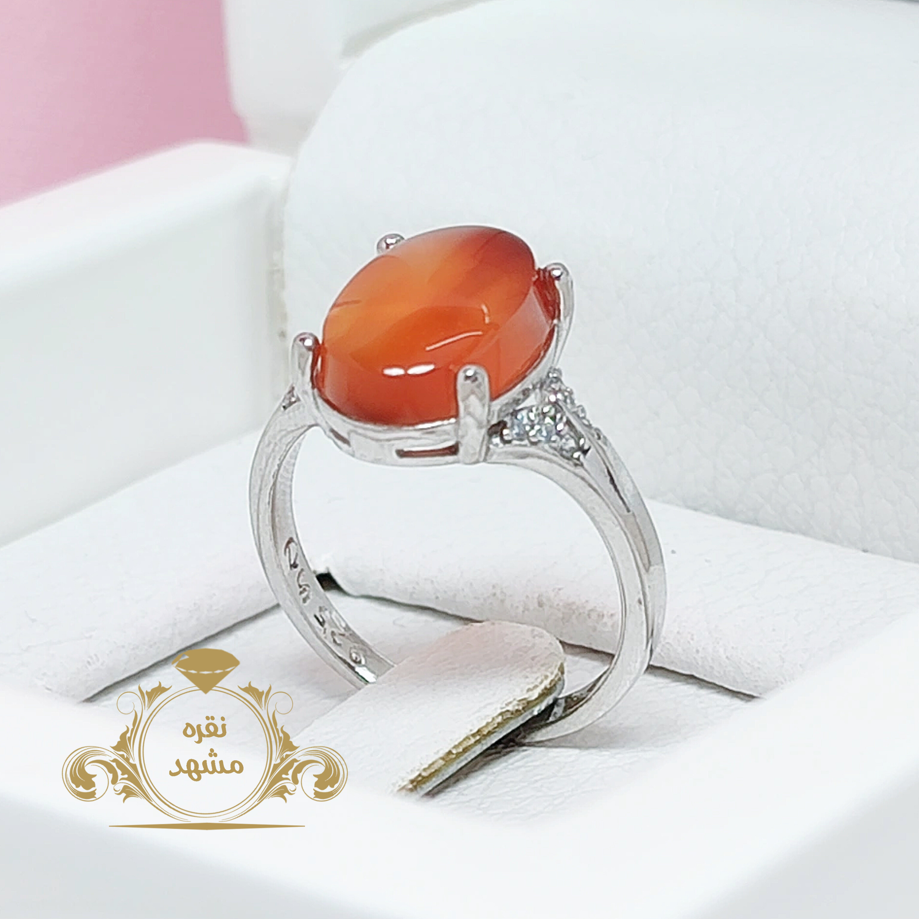 انگشتر زنانه عقیق یمانی اصلی