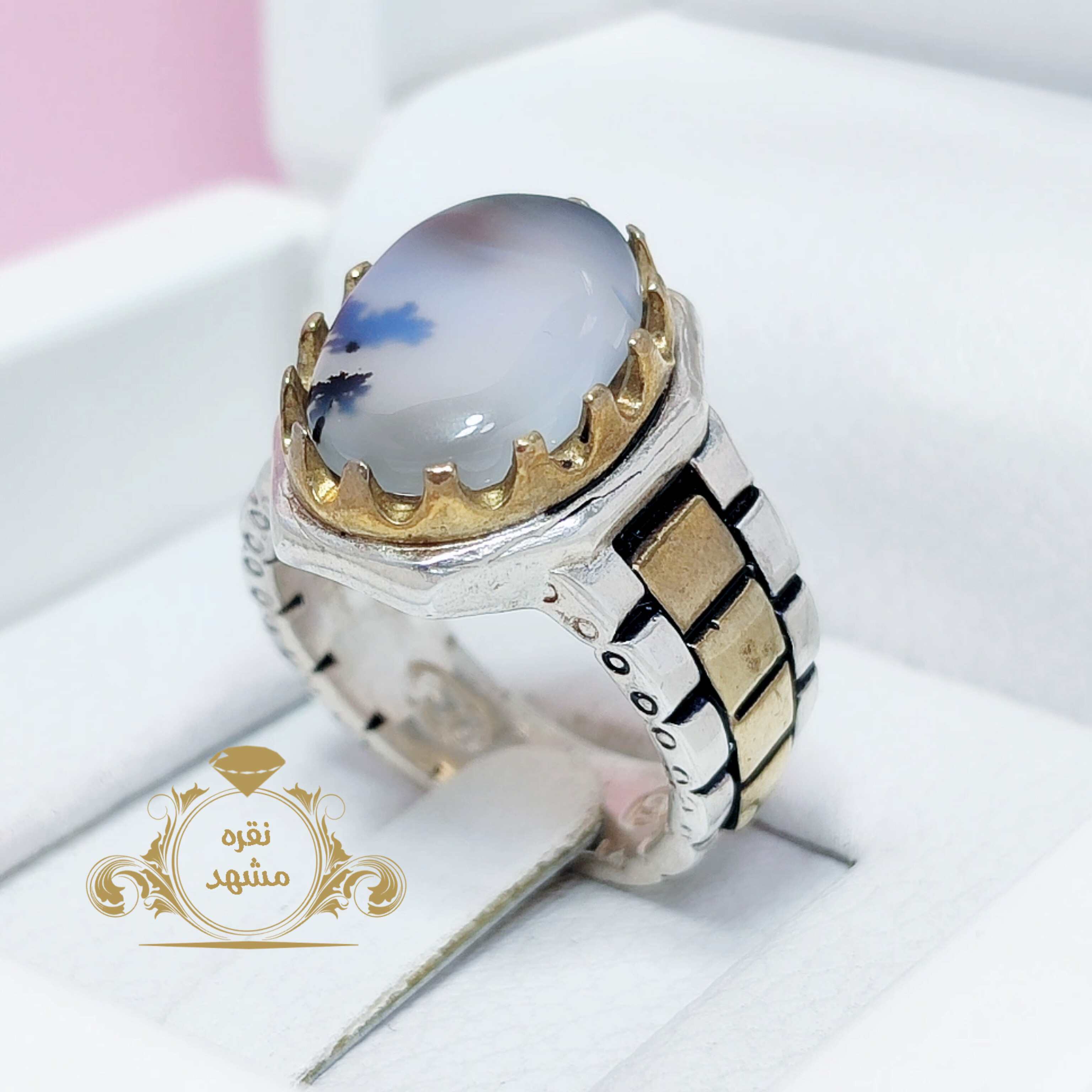 انگشتر رولکس شجر نقش پرنده در حال پرواز