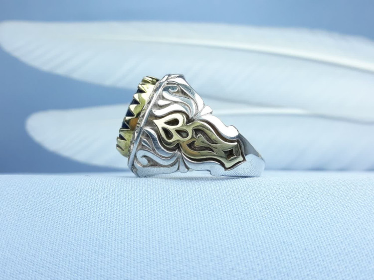 انگشتر یاقوت کبود افریقایی